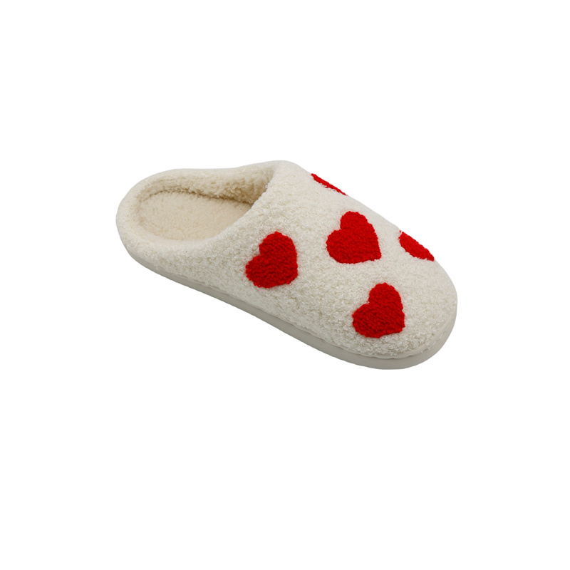 towel embroidered slippers