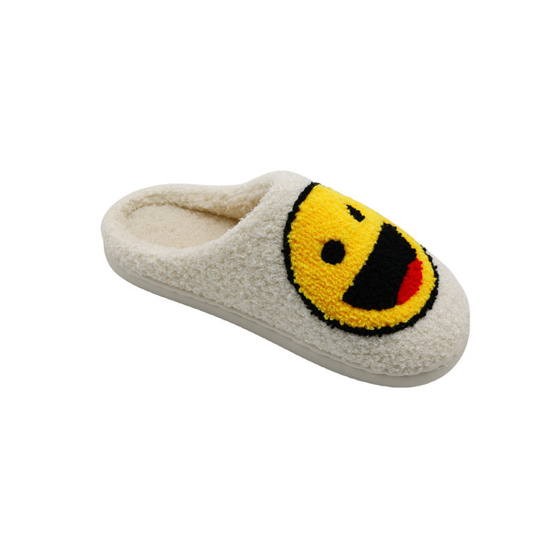 towel embroidered slippers