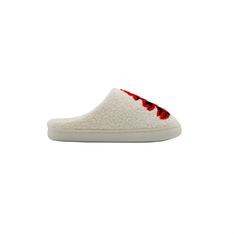 towel embroidered slippers